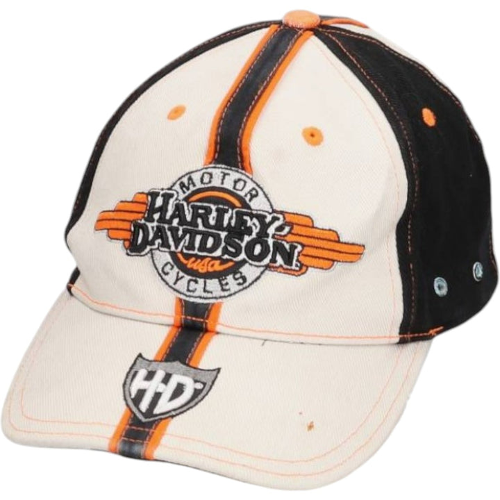 Harley-Davidson 6-Panel Baseball Cap, One Size Fits Most cotton black type Vintage Second Hand