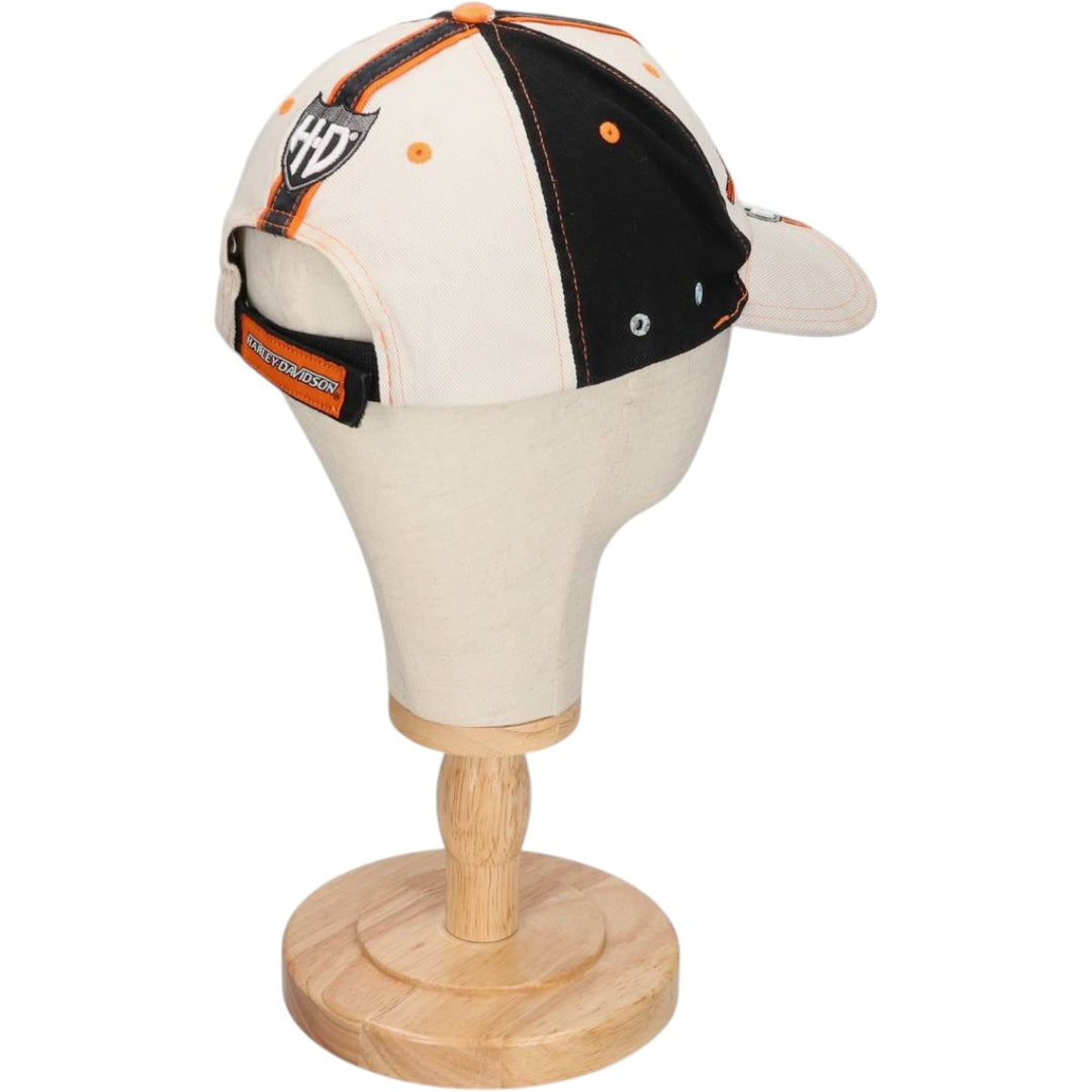 Harley-Davidson 6-Panel Baseball Cap, One Size Fits Most cotton black type Vintage Second Hand