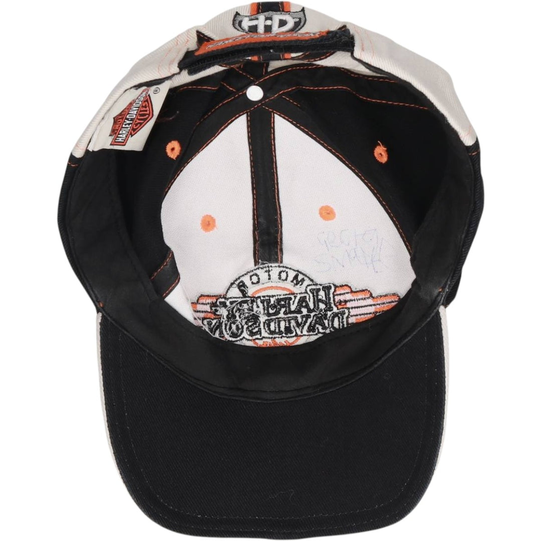 Harley-Davidson 6-Panel Baseball Cap, One Size Fits Most cotton black type Vintage Second Hand