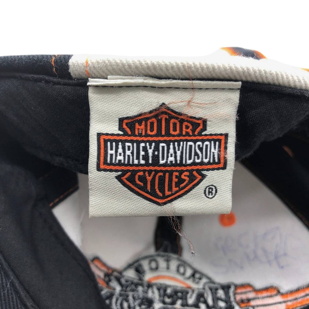 Harley-Davidson 6-Panel Baseball Cap, One Size Fits Most cotton black type Vintage Second Hand