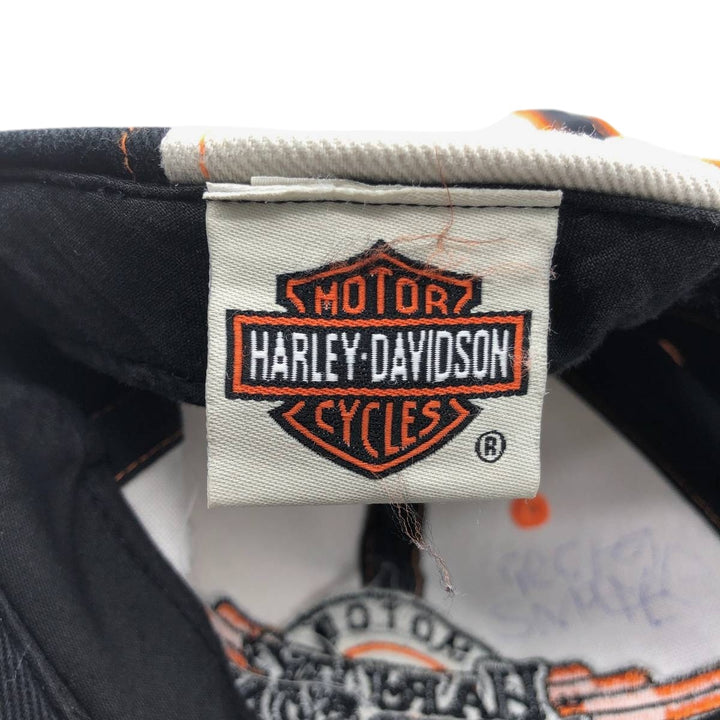 Harley-Davidson 6-Panel Baseball Cap, One Size Fits Most cotton black type Vintage Second Hand