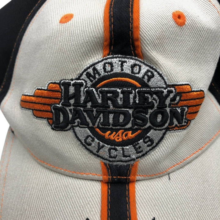 Harley-Davidson 6-Panel Baseball Cap, One Size Fits Most cotton black type Vintage Second Hand