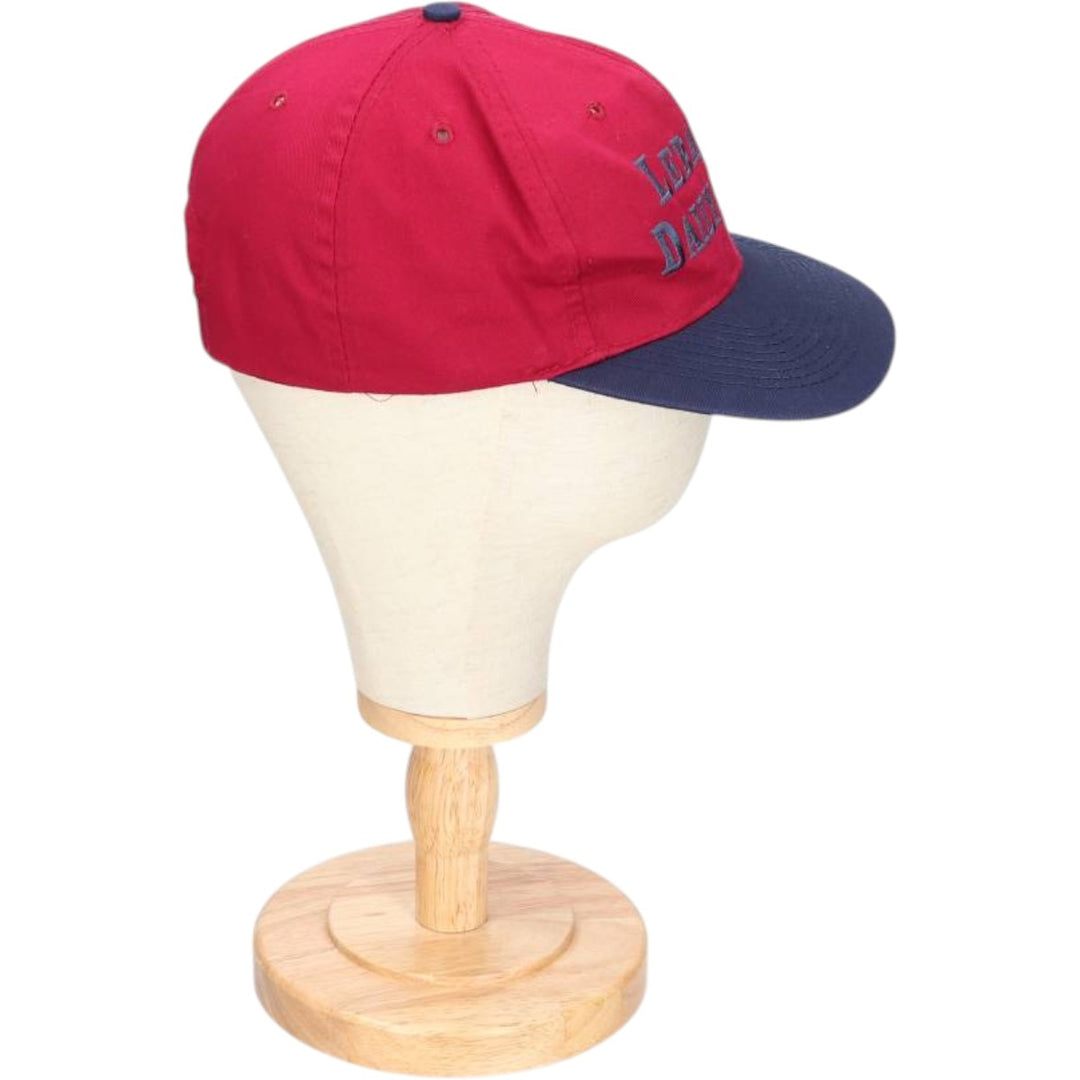 Vintage 90'S OTTO Advertising Two-Tone 6-Panel Cap, One Size Fits Most polyester bordeaux Vintage Second Hand