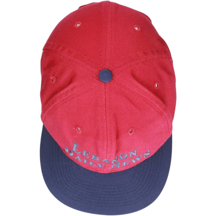 Vintage 90'S OTTO Advertising Two-Tone 6-Panel Cap, One Size Fits Most polyester bordeaux Vintage Second Hand