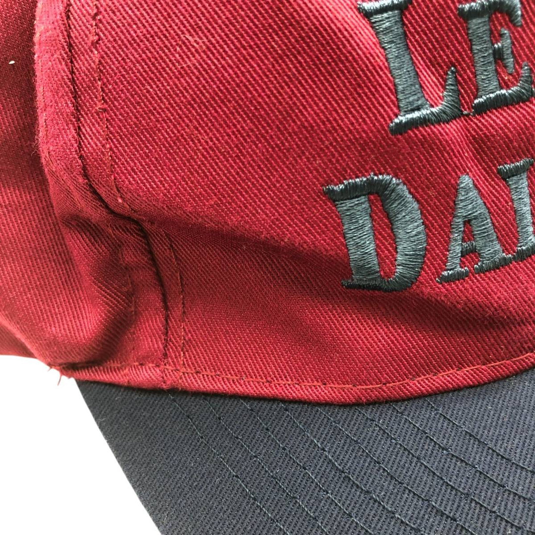 Vintage 90'S OTTO Advertising Two-Tone 6-Panel Cap, One Size Fits Most polyester bordeaux Vintage Second Hand