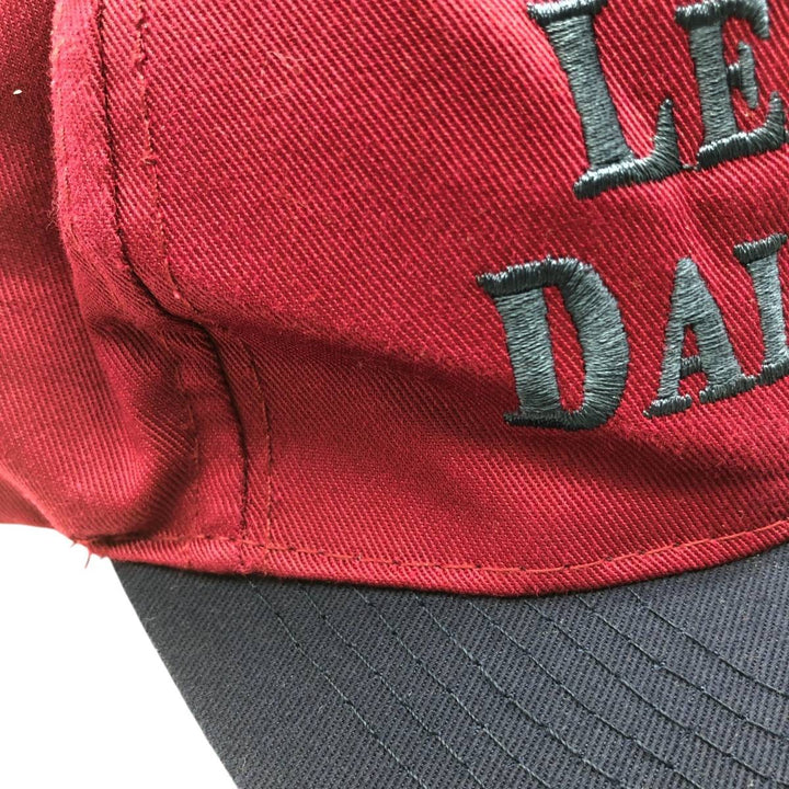 Vintage 90'S OTTO Advertising Two-Tone 6-Panel Cap, One Size Fits Most polyester bordeaux Vintage Second Hand