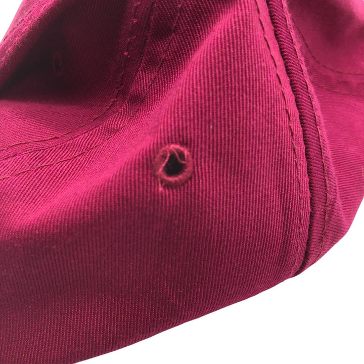 Vintage 90'S OTTO Advertising Two-Tone 6-Panel Cap, One Size Fits Most polyester bordeaux Vintage Second Hand