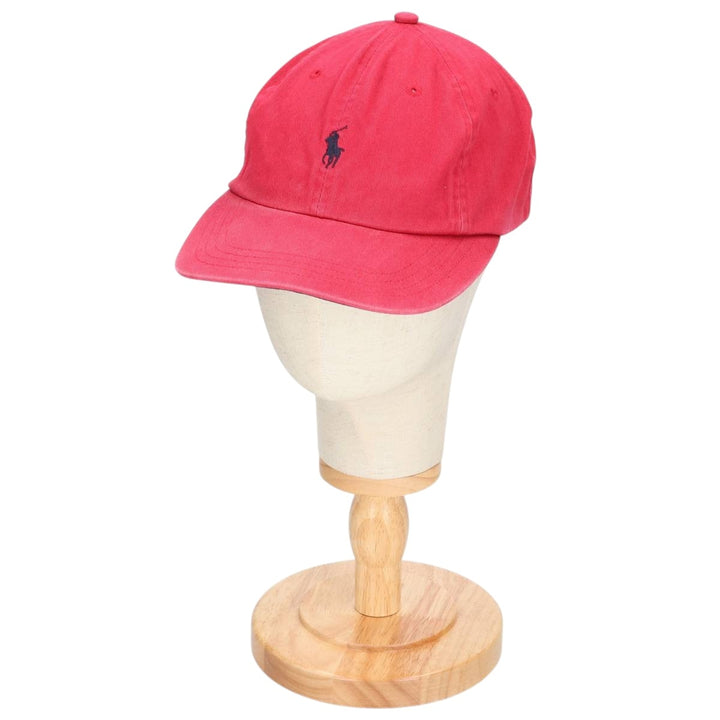 Ralph Lauren POLO by Ralph Lauren Baseball Cap Free Size cotton red type Vintage Second Hand