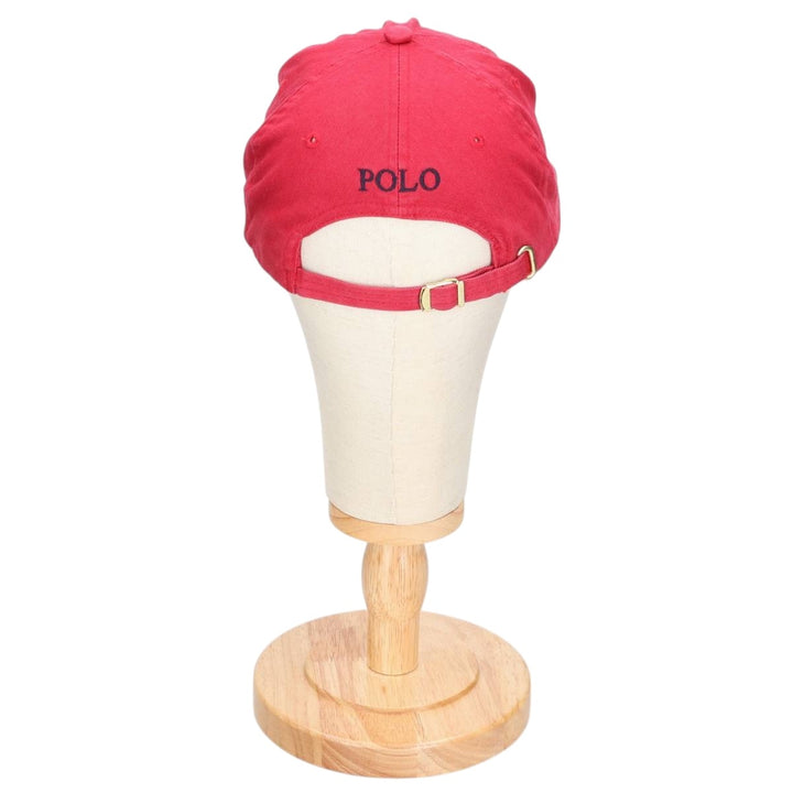 Ralph Lauren POLO by Ralph Lauren Baseball Cap Free Size cotton red type Vintage Second Hand