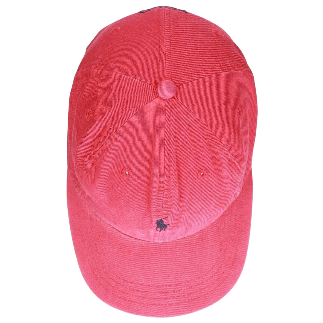 Ralph Lauren POLO by Ralph Lauren Baseball Cap Free Size cotton red type Vintage Second Hand