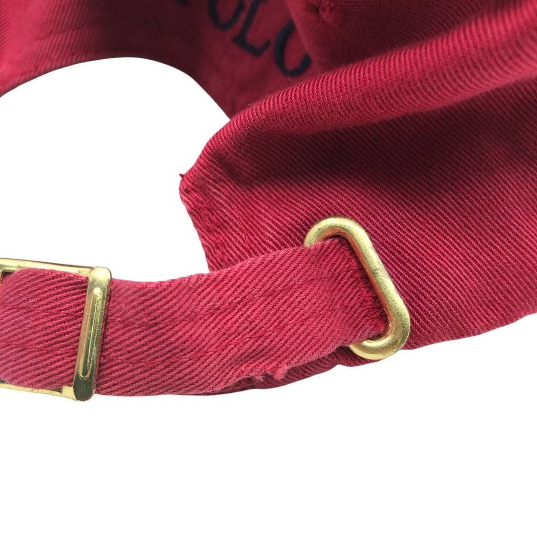 Ralph Lauren POLO by Ralph Lauren Baseball Cap Free Size cotton red type Vintage Second Hand