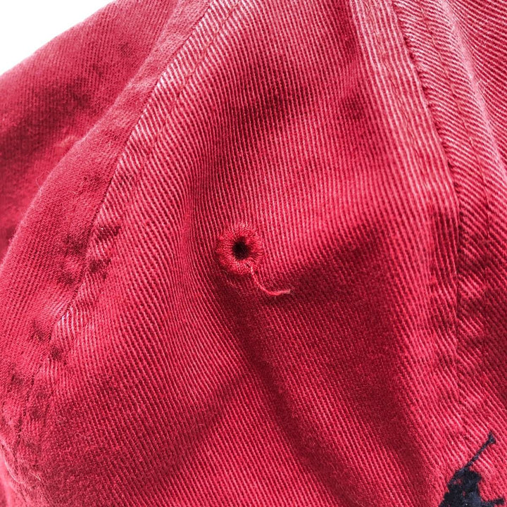 Ralph Lauren POLO by Ralph Lauren Baseball Cap Free Size cotton red type Vintage Second Hand