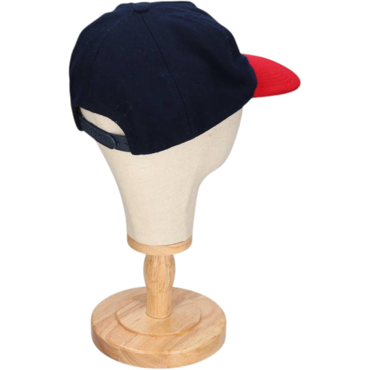 NEW GENERATION Two-Tone Wool Baseball Cap (Free Size) wool navy blue type Vintage Second Hand