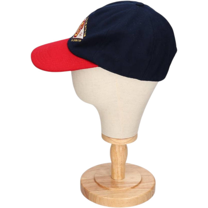 NEW GENERATION Two-Tone Wool Baseball Cap (Free Size) wool navy blue type Vintage Second Hand