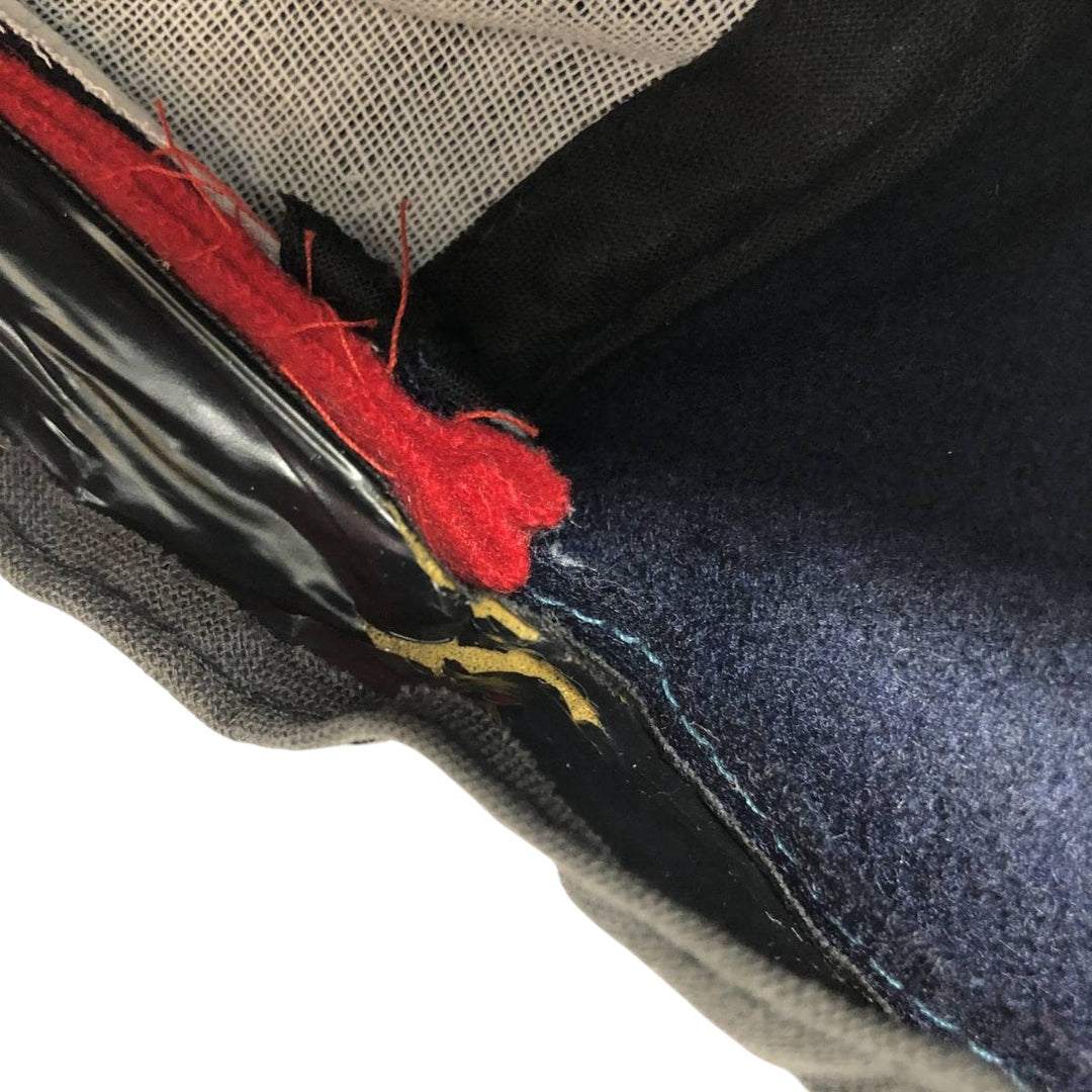 NEW GENERATION Two-Tone Wool Baseball Cap (Free Size) wool navy blue type Vintage Second Hand