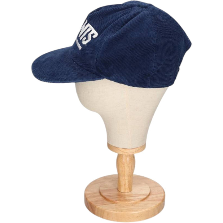 Vintage 80s-90'S SHELL New York Giants Corduroy Trucker Cap, One Size Fits Most cotton navy blue type Vintage Second Hand