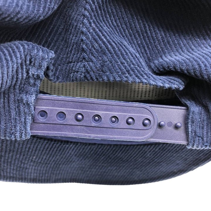 Vintage 80s-90'S SHELL New York Giants Corduroy Trucker Cap, One Size Fits Most cotton navy blue type Vintage Second Hand