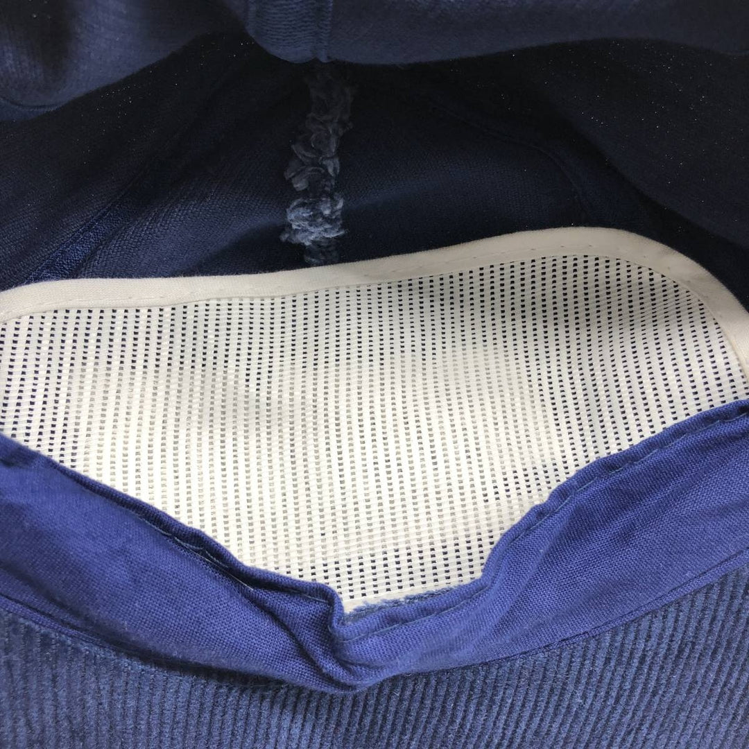 Vintage 80s-90'S SHELL New York Giants Corduroy Trucker Cap, One Size Fits Most cotton navy blue type Vintage Second Hand