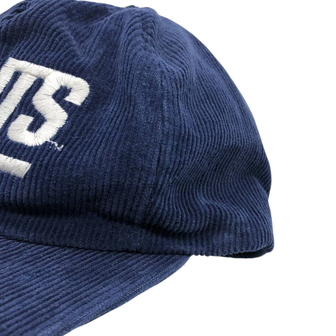 Vintage 80s-90'S SHELL New York Giants Corduroy Trucker Cap, One Size Fits Most cotton navy blue type Vintage Second Hand