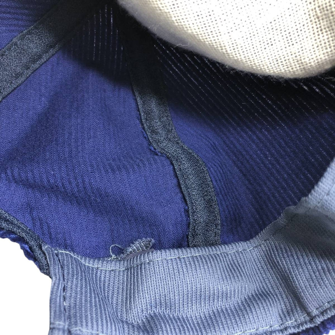 Corduroy cap trucker cap free size unclear navy blue type Vintage Second Hand