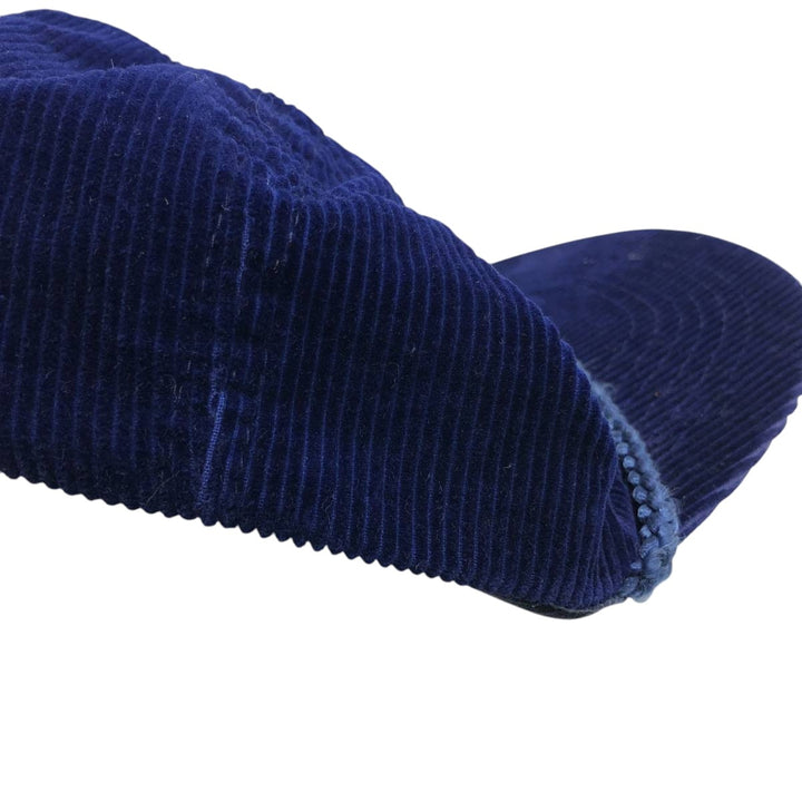 Corduroy cap trucker cap free size unclear navy blue type Vintage Second Hand