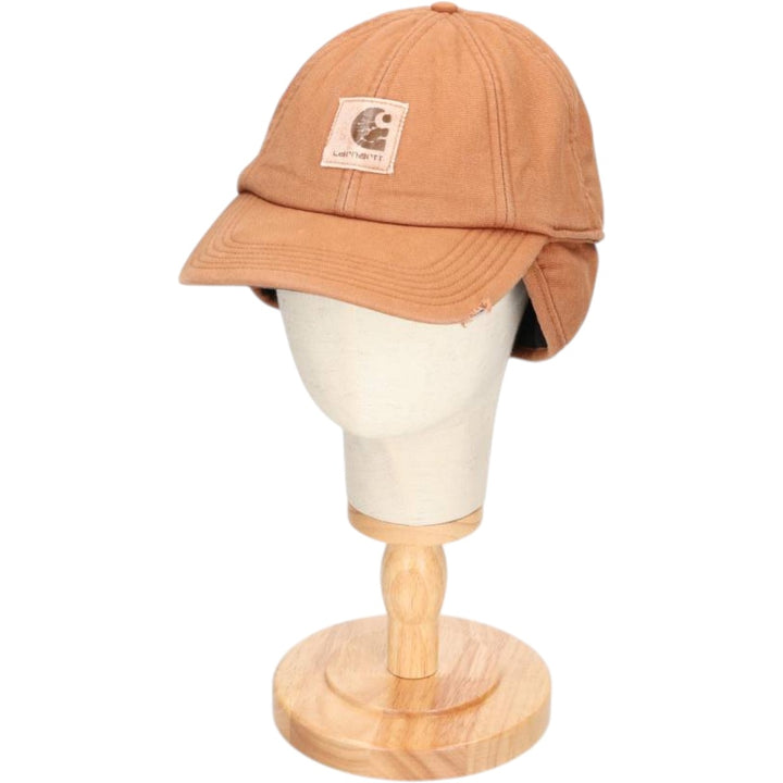 2000'S Carhartt Ear Flap Cap, One Size Fits All unclear brown type Vintage Second Hand