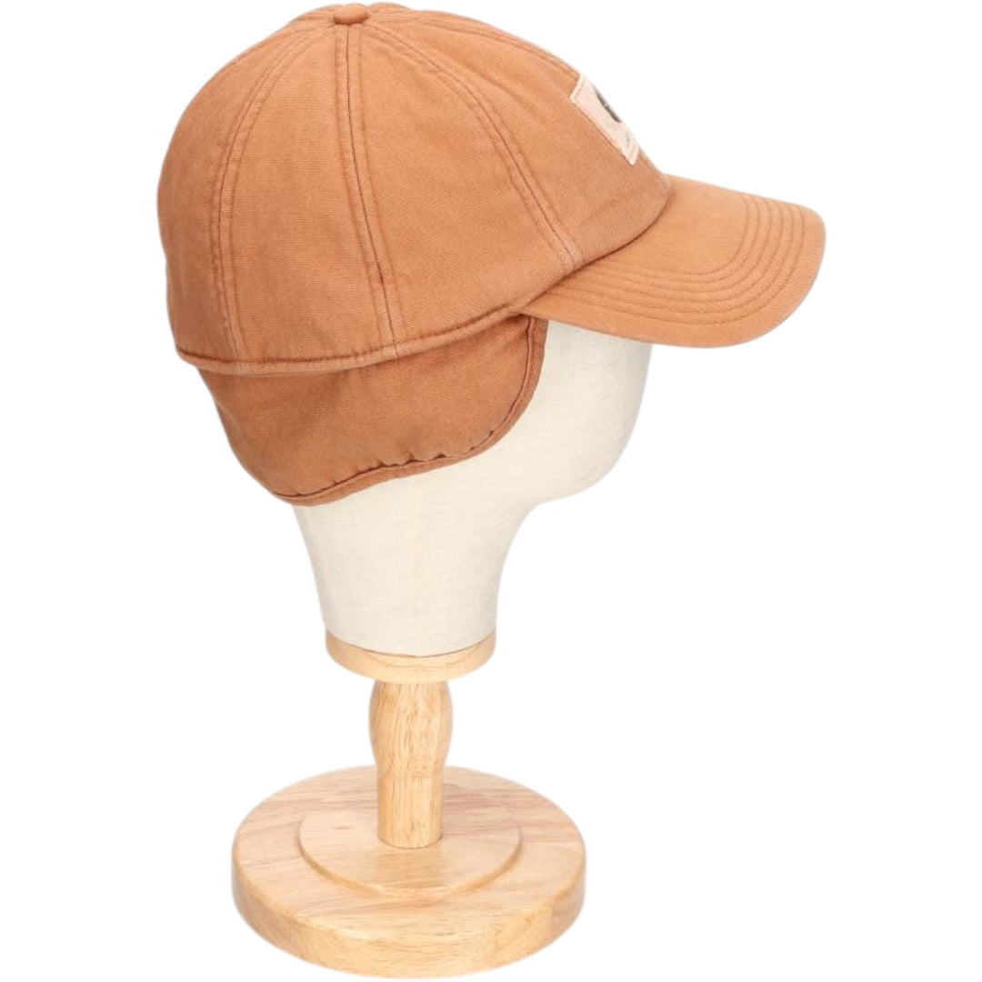 2000'S Carhartt Ear Flap Cap, One Size Fits All unclear brown type Vintage Second Hand