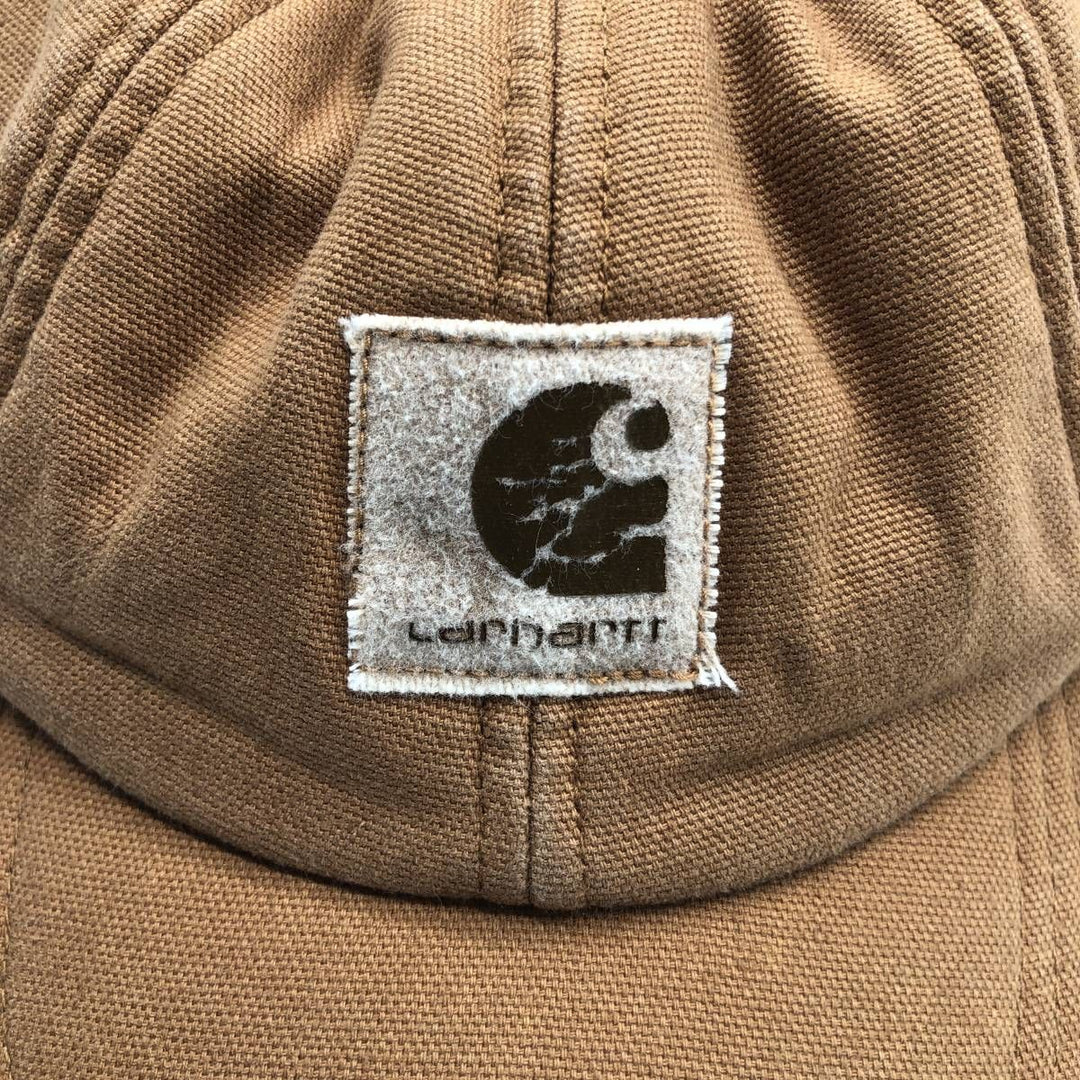 2000'S Carhartt Ear Flap Cap, One Size Fits All unclear brown type Vintage Second Hand