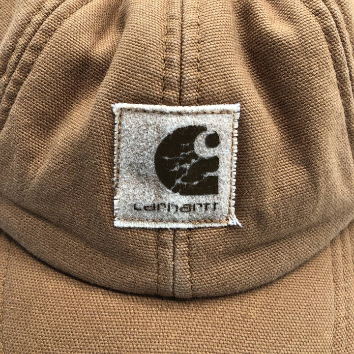 2000'S Carhartt Ear Flap Cap, One Size Fits All unclear brown type Vintage Second Hand