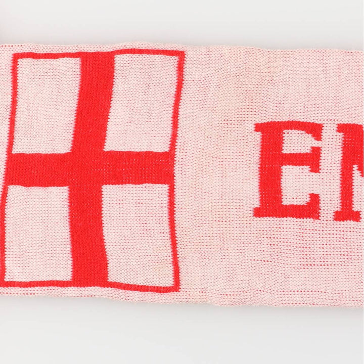 England and France Rugby Team Print Scarf unclear blue type Vintage Second Hand