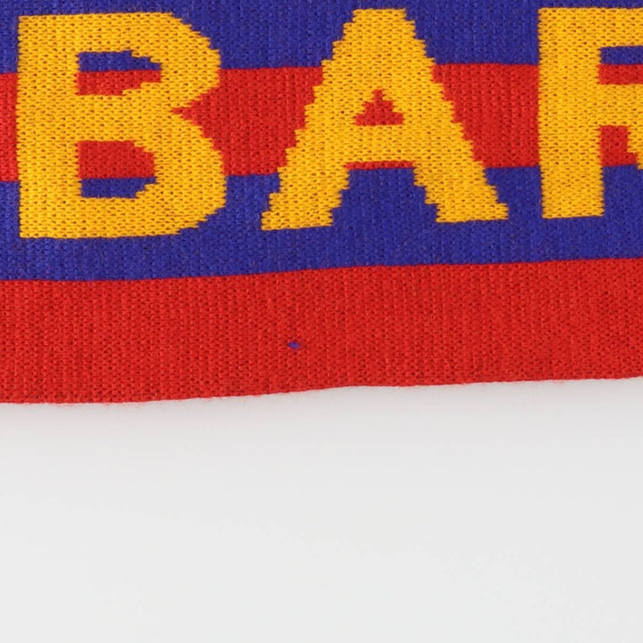 LA LIGA FC BARCELONA all-over soccer scarf unclear red type Vintage Second Hand