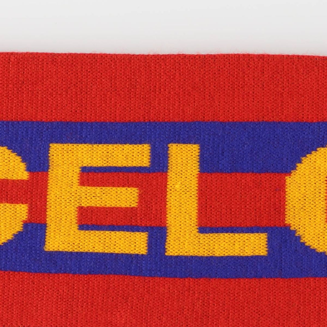 LA LIGA FC BARCELONA all-over soccer scarf unclear red type Vintage Second Hand
