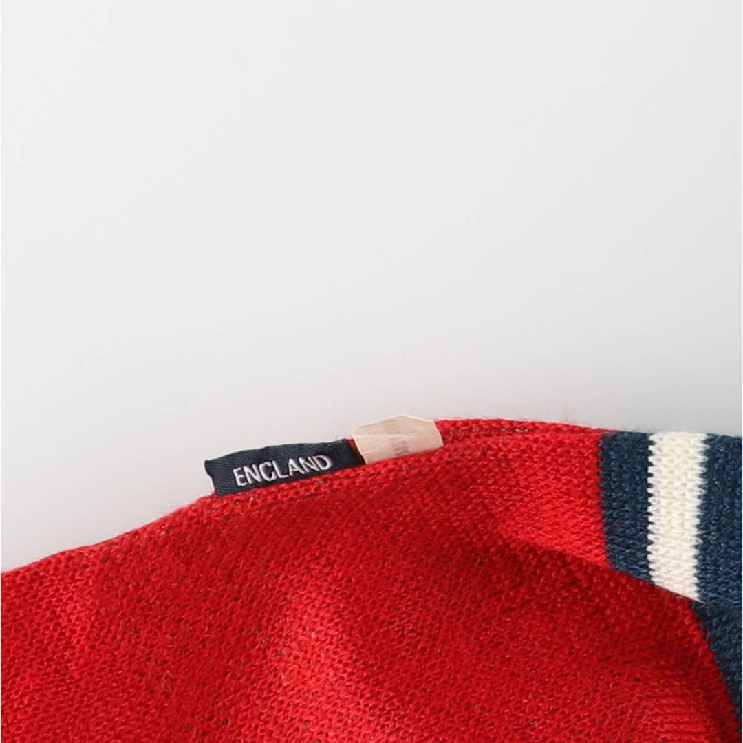 England Rugby Team All-Over Print Scarf unclear red type Vintage Second Hand