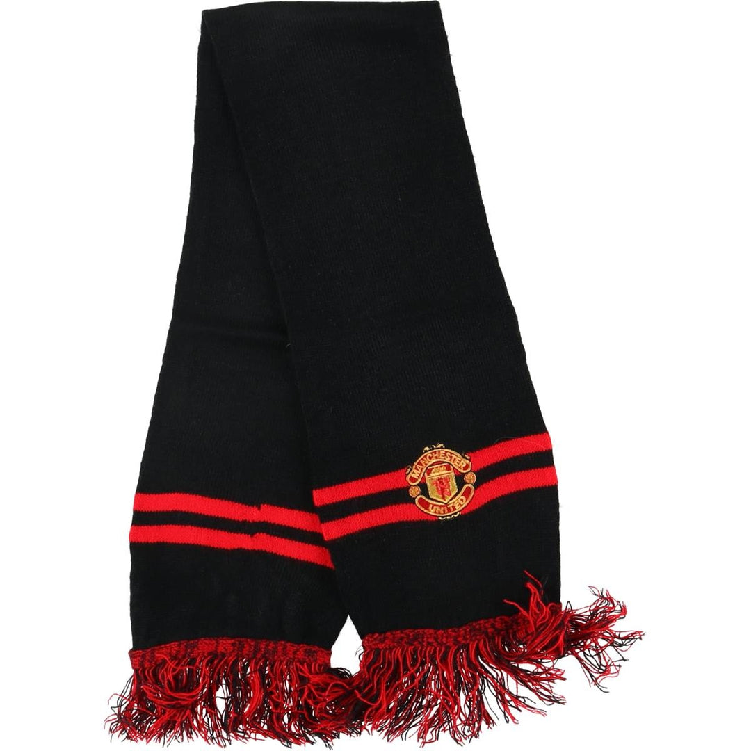 PREMIER LEAGE Premier League MANCHESTER UNITED FC Manchester United soccer scarf unclear black type Vintage Second Hand