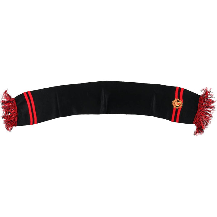 PREMIER LEAGE Premier League MANCHESTER UNITED FC Manchester United soccer scarf unclear black type Vintage Second Hand