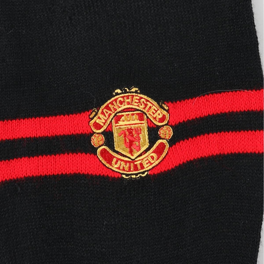 PREMIER LEAGE Premier League MANCHESTER UNITED FC Manchester United soccer scarf unclear black type Vintage Second Hand