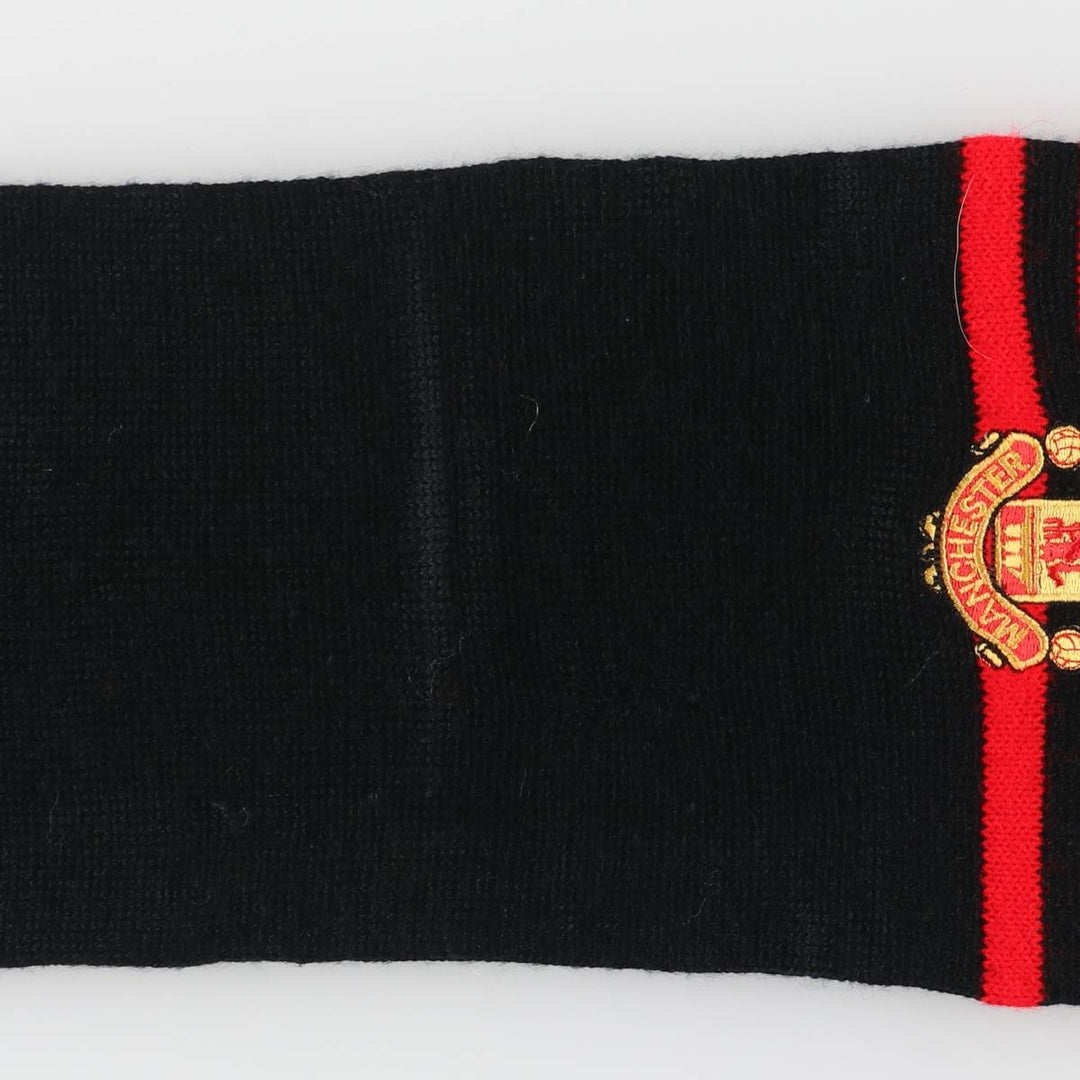 PREMIER LEAGE Premier League MANCHESTER UNITED FC Manchester United soccer scarf unclear black type Vintage Second Hand