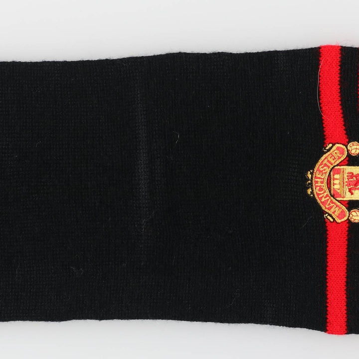 PREMIER LEAGE Premier League MANCHESTER UNITED FC Manchester United soccer scarf unclear black type Vintage Second Hand