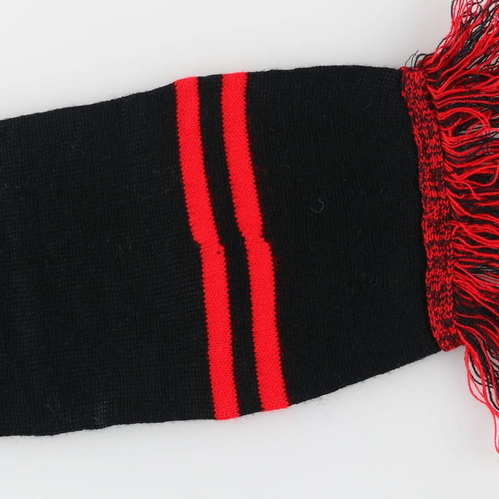 PREMIER LEAGE Premier League MANCHESTER UNITED FC Manchester United soccer scarf unclear black type Vintage Second Hand