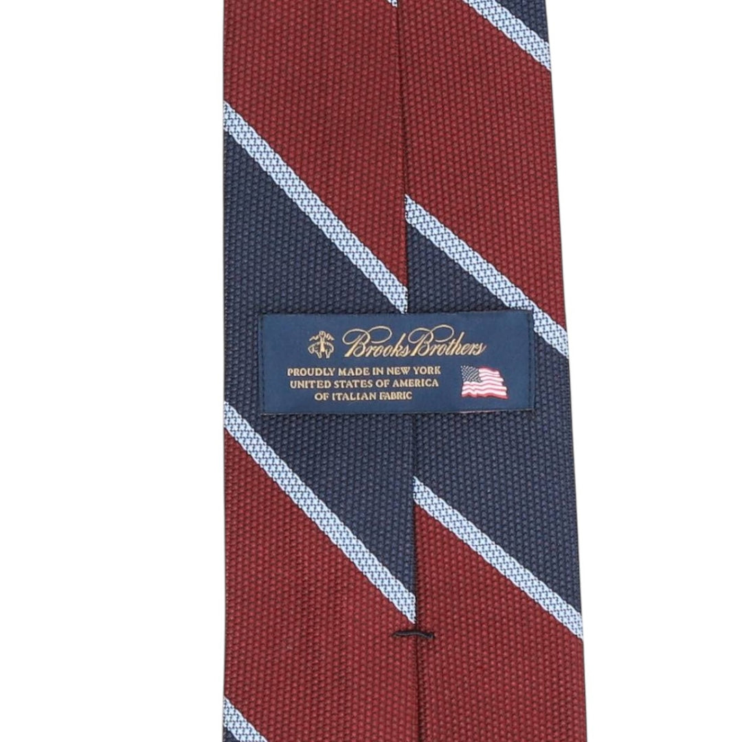 Brooks Brothers Stripe Pattern Tie, Made in USA silk Blue type light blue Vintage Second Hand