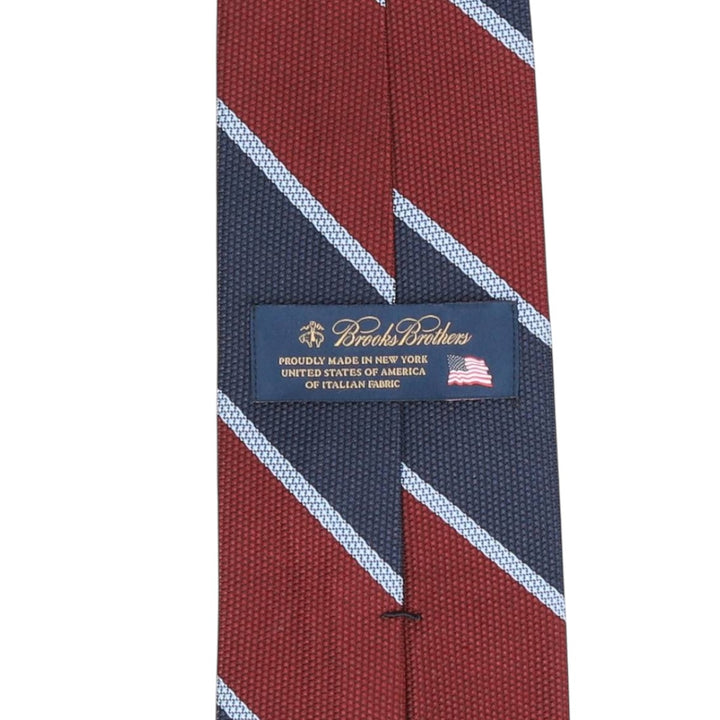 Brooks Brothers Stripe Pattern Tie, Made in USA silk Blue type light blue Vintage Second Hand