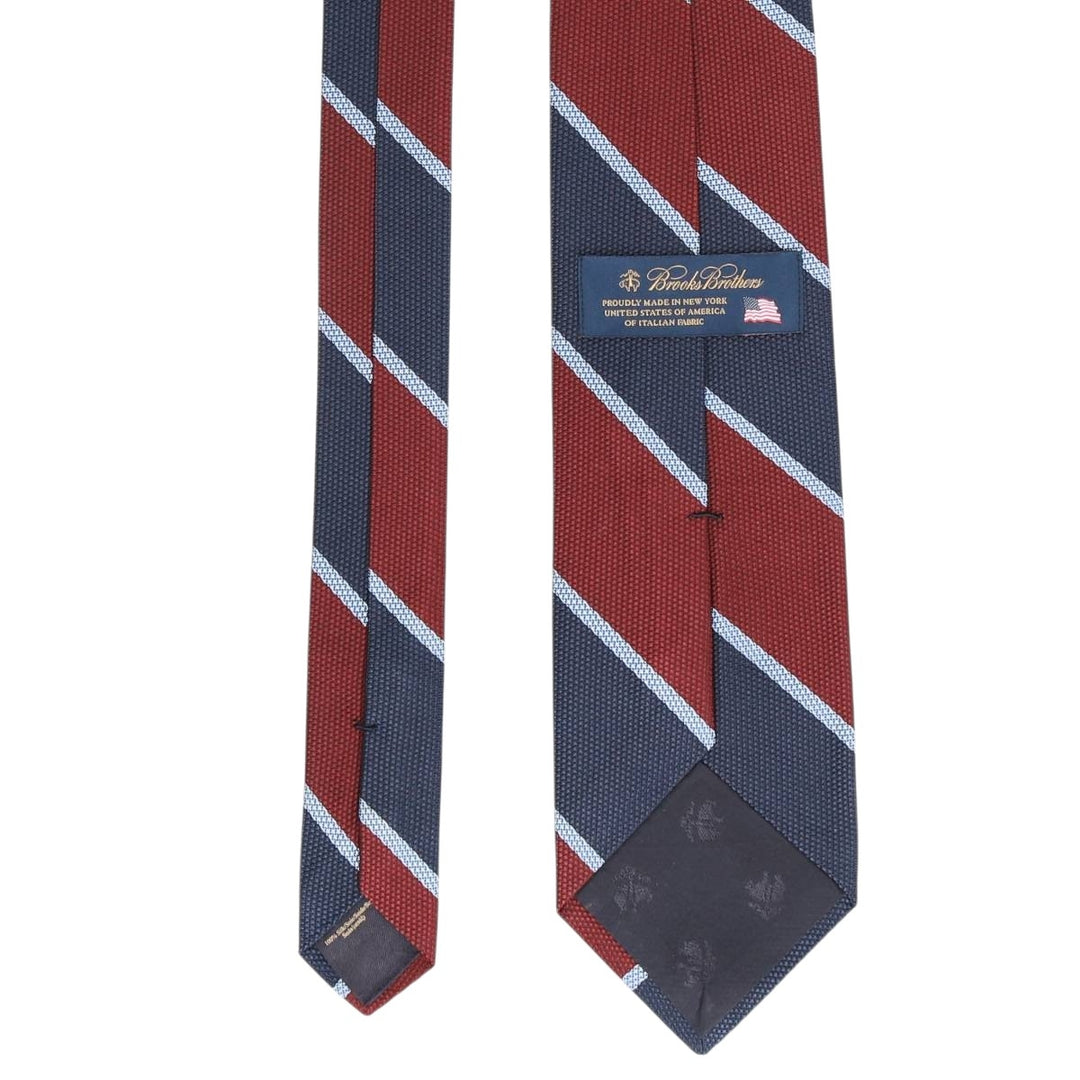 Brooks Brothers Stripe Pattern Tie, Made in USA silk Blue type light blue Vintage Second Hand