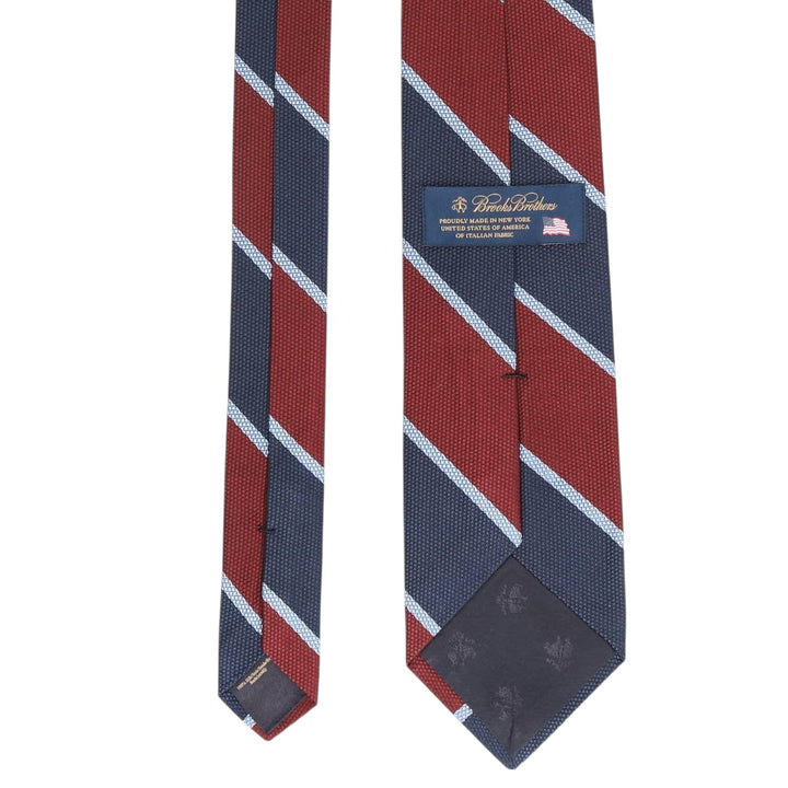 Brooks Brothers Stripe Pattern Tie, Made in USA silk Blue type light blue Vintage Second Hand