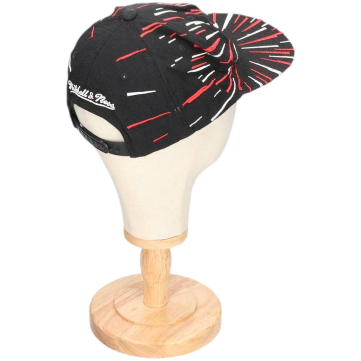 Mitchell & Ness NBA Chicago Bulls 6-Panel Baseball Cap, One Size Fits Most acrylic black type Vintage Second Hand