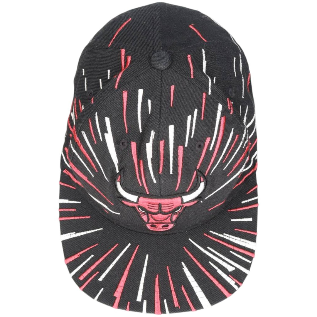 Mitchell & Ness NBA Chicago Bulls 6-Panel Baseball Cap, One Size Fits Most acrylic black type Vintage Second Hand