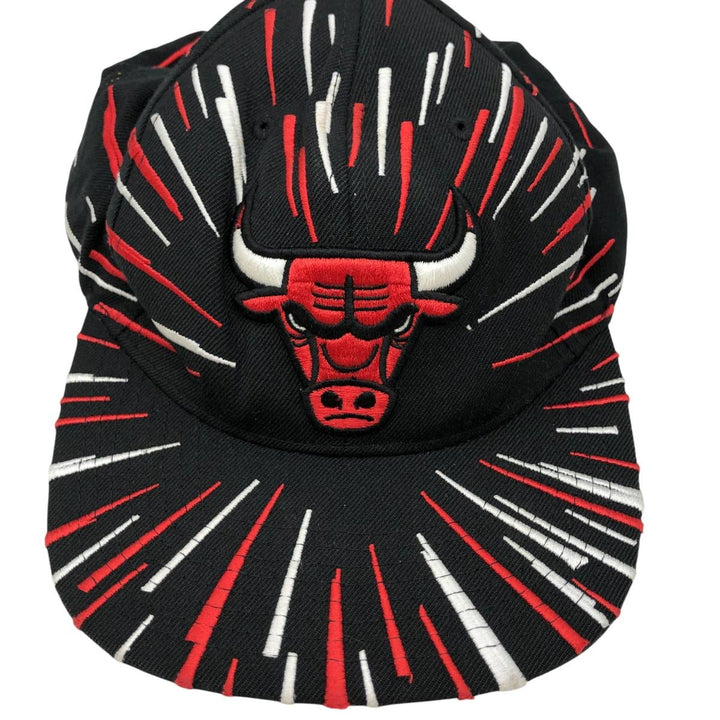 Mitchell & Ness NBA Chicago Bulls 6-Panel Baseball Cap, One Size Fits Most acrylic black type Vintage Second Hand