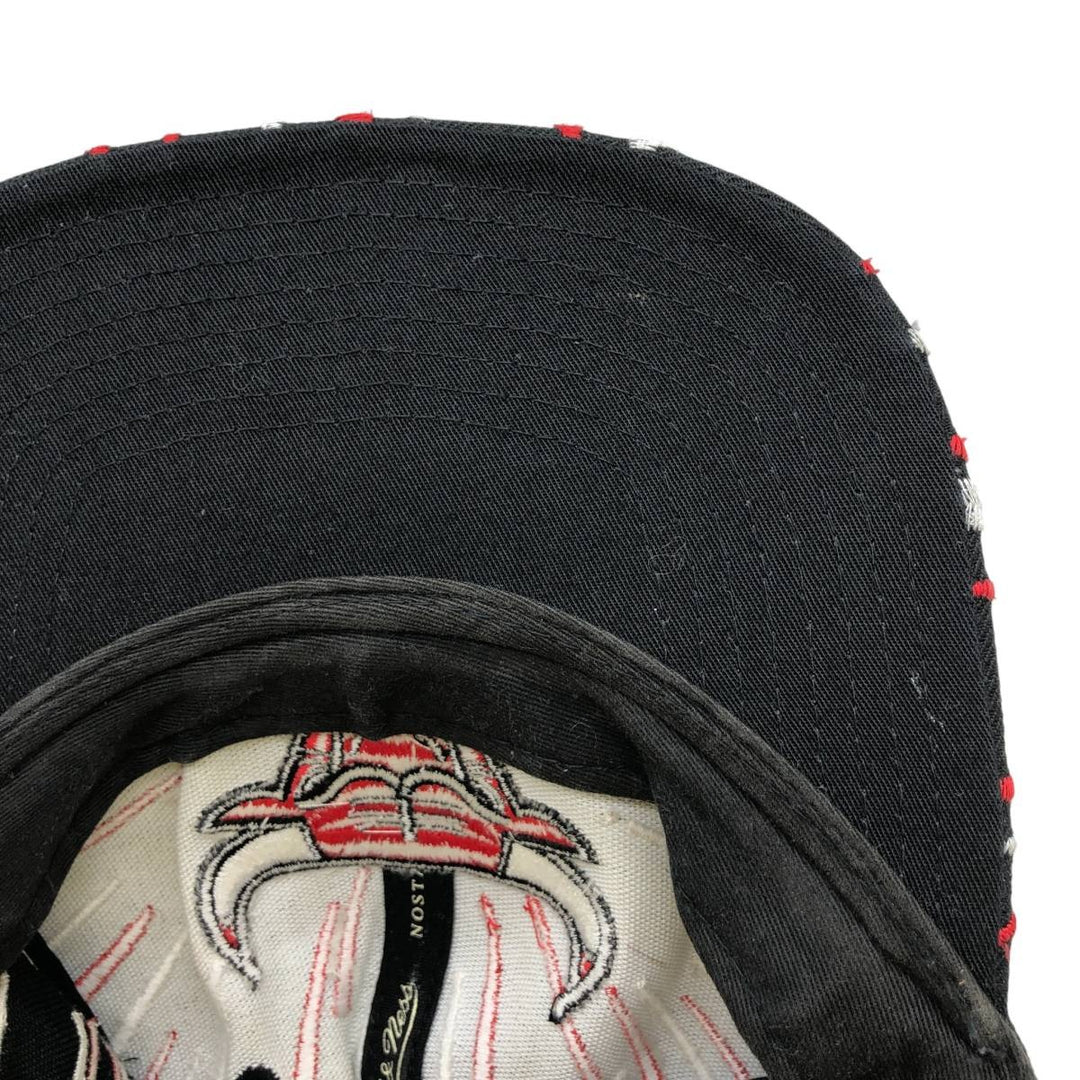 Mitchell & Ness NBA Chicago Bulls 6-Panel Baseball Cap, One Size Fits Most acrylic black type Vintage Second Hand
