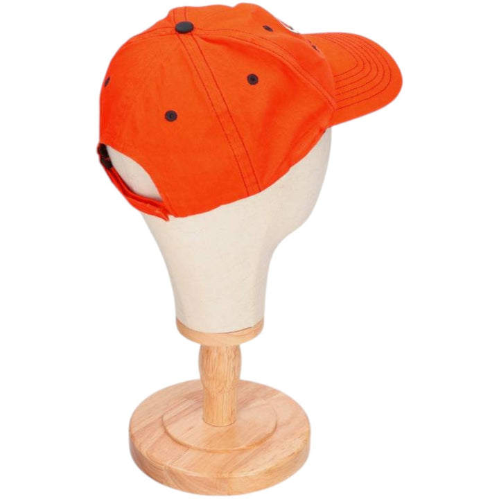 CHOKO KUBOTA Advertising Baseball Cap, 6-Panel Cap, One Size Fits Most cotton orange type Vintage Second Hand