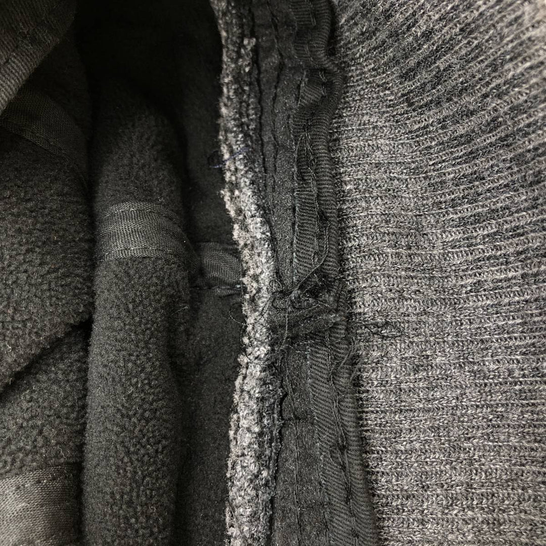 Earflap faux leather cap, one size fits most unclear black type Vintage Second Hand