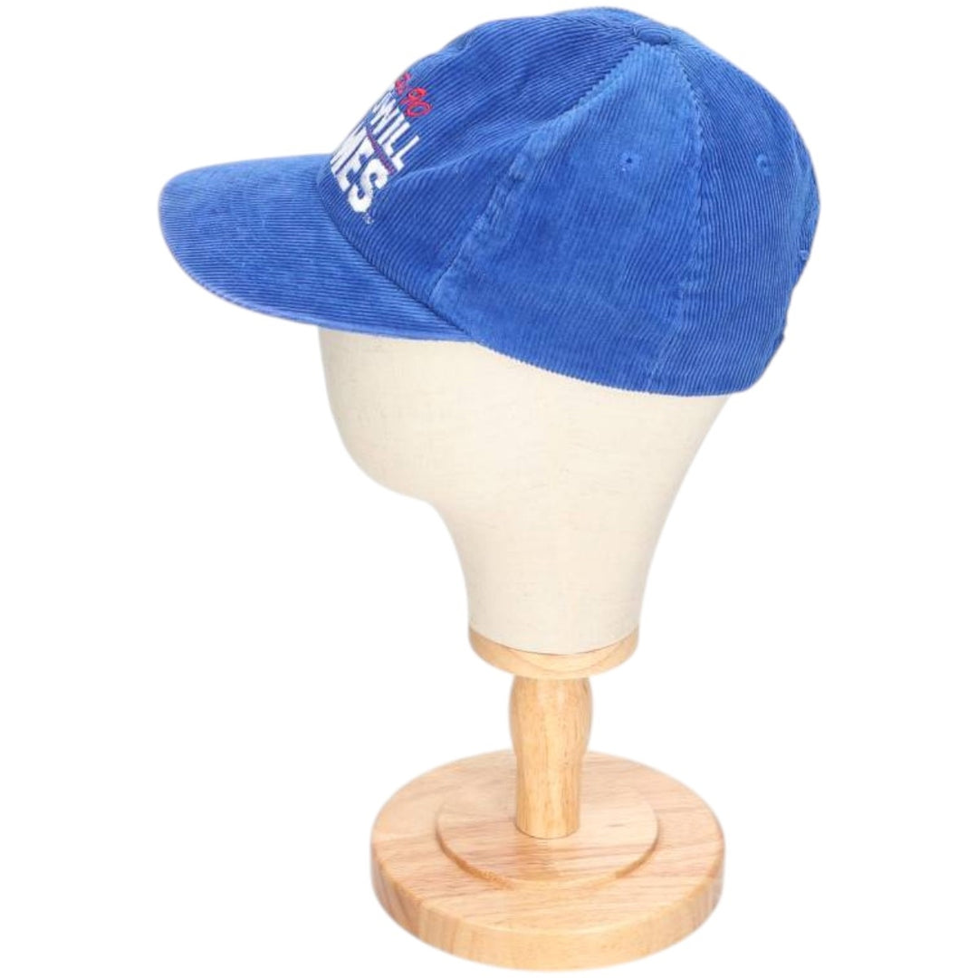 90'S GOODWILL GAMES Corduroy Cap, One Size Fits All, Vintage cotton blue type Vintage Second Hand